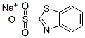 sodium benzothiazole-2-sulphonate 结构式