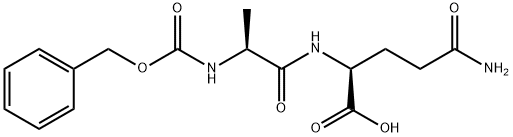 Z-丙氨酰-谷氨酸 结构式