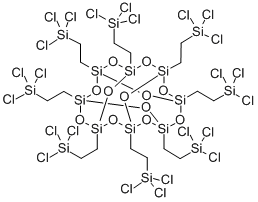 PSS-八(2-三氯硅乙基)取代物 结构式