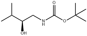 Carbamic acid, [(2S)-2-hydroxy-3-methylbutyl]-, 1,1-dimethylethyl ester (9CI) 结构式