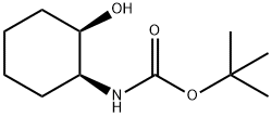 1S,2R-N-BOC-环己氨基醇 结构式