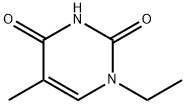 1-ethyl-5-methyl-2,4(3H)-pyrimidindione 结构式