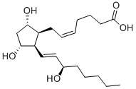 8-ISO-15(R)-PROSTAGLANDIN F2ALPHA 结构式