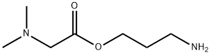 Glycine, N,N-dimethyl-, 3-aminopropyl ester (9CI) 结构式