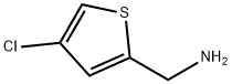 (4-氯噻吩-2-基)甲胺盐酸盐 结构式