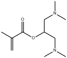 2-(dimethylamino)-1-[(dimethylamino)methyl]ethyl methacrylate 结构式