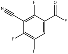 Benzoyl fluoride, 3-cyano-2,4,5-trifluoro- (9CI) 结构式