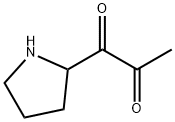 1,2-Propanedione, 1-(2-pyrrolidinyl)- (9CI) 结构式