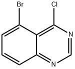 5-溴-4—氯喹唑啉 结构式