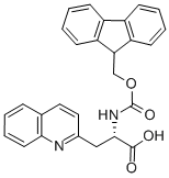 FMOC-L-2-喹啉基丙氨酸 结构式