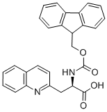 FMOC-D-2-喹啉基丙氨酸 结构式
