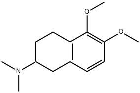 1,2,3,4-Tetrahydro-5,6-dimethoxy-N,N-dimethyl-2-naphthalenamine 结构式