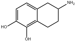 2-amino-5,6-dihydroxytetralin 结构式