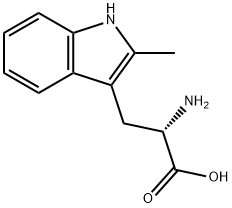 DL-2-甲基色氨酸 结构式