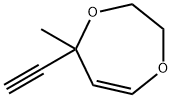 5H-1,4-Dioxepin, 5-ethynyl-2,3-dihydro-5-methyl- (9CI) 结构式