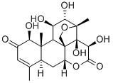 鸦胆子素 D 结构式