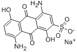 4,8-二氨基-9,10-二氢-1,5-二羟-9,10-二氧代-2-蒽磺酸一钠盐 结构式