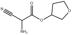 Acetic acid, aminocyano-, tetrahydro-3-furanyl ester (9CI) 结构式
