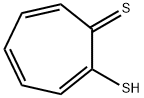 2-Mercapto-2,4,6-cycloheptatriene-1-thione 结构式