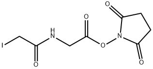 Succinimidyl-2-(iodoacetamido)acetate 结构式