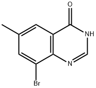 8-溴-6-甲基-4(1H)-喹唑啉酮 结构式
