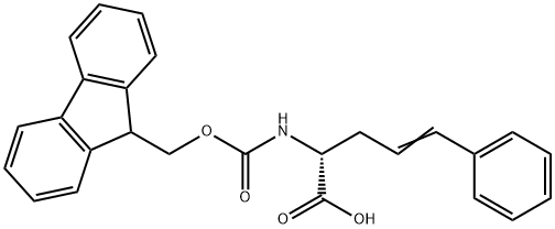 FMOC-D-STYRYLALANINE 结构式