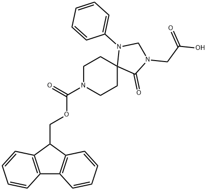 Fmoc-3-carboxymethyl-1-phenyl-1,3,8-triazaspiro[4.5]decan-4-one