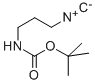 3-(N-叔丁氧羰基氨基)丙基异氰酸 结构式