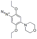 2,5-diethoxy-4-(morpholin-4-yl)benzenediazonium 结构式