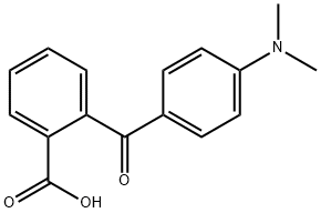 2-[4-(dimethylamino)benzoyl]benzoic acid  结构式