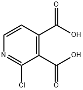 2-氯吡啶-3,4-二羧酸 结构式