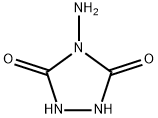 4-氨基-1,2,4-三唑烷-3,5-二酮 结构式