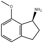 1H-Inden-1-amine,2,3-dihydro-7-methoxy-,(1S)-(9CI) 结构式