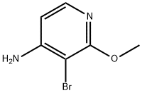 3-溴-2-甲氧基吡啶-4-胺 结构式