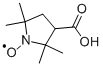 3-羧基-2,2,5,5-四甲基吡咯烷 1-氧 结构式