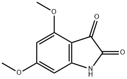 4,6-二甲氧基-2,3-二氧代吲哚啉 结构式