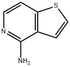 4-氨基-噻吩[3,2-C]吡啶 结构式