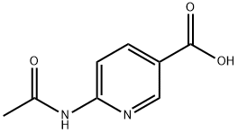 6-乙酰氨基烟酸 结构式