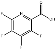 3,4,5,6-四氟-2-吡啶甲酸 结构式