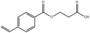 Benzoic acid, 4-ethenyl-, 2-carboxyethyl ester (9CI) 结构式