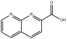 1,8-萘啶-2-甲酸 结构式