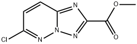 6-CHLORO-[1,2,4]TRIAZOLO[1,5-B]PYRIDAZINE-2-CARBOXYLIC ACID, METHYL ESTER 结构式