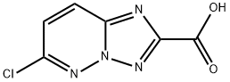 6-氯-[1,2,4]三唑[1,5-B]哒嗪-2-羧酸 结构式