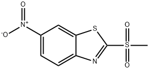 2-Methylsulfonyl-6-nitrobenzothiazole 结构式