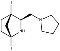 2-Azabicyclo[2.2.1]heptane,3-(1-pyrrolidinylmethyl)-,(1R,3S,4S)-(9CI) 结构式