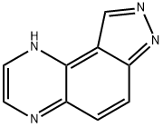 1H-Pyrazolo[4,3-f]quinoxaline  (9CI) 结构式