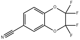 6-氰基-2,2,3,3-四氟-1,4-苯并二恶烷 结构式