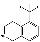 5-三氟甲基-1,2,3,4-四氢异喹啉盐酸盐 结构式