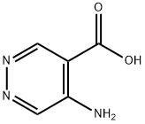 5-氨基哒嗪-4-甲酸 结构式