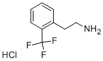 2-(2-三氟甲基苯基)-乙胺盐酸盐 结构式